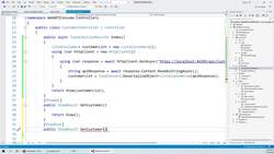 ASP.NET 6.0 - Build Hands-On Web Projects - Create the GetCustomer Action Methods Instructional Video