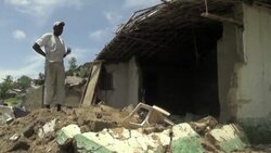 CLEAN : Residents clear damage after Cyclone Gombe hits northern Mozambique News Clip