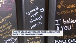 Sadie's Books and Beverages: Orange County's first Black-owned bookstore News Clip