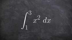 How to evaluate the integral of x squared Instructional Video
