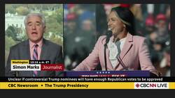 Newly chosen Republican Senate leader Thune facing challenge on Trump's cabinet picks News Clip