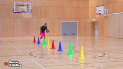 Basketball - Shuttle dribbling Instructional Video