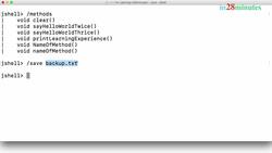 Java Programming for Complete Beginners - Java 16 - Step 03 - Programming Tip - Editing Methods with JShell Instructional Video