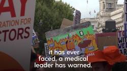 NHS facing difficult start to the year as six-day strike looms, boss warns News Clip