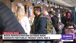 Biden Administration To Extend Mask Mandate For Public Transit News Clip