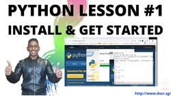 Python Lesson #1: Install and Get Started Instructional Video
