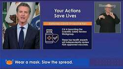California to Review Vaccine Before Distribution: Newsom News Clip