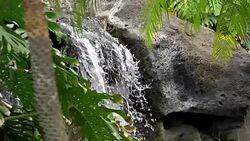 Waterfall in slow motion 180fps Stock Footage