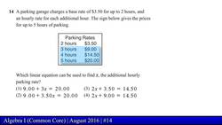 Regents Exam: Algebra I August 2016 (Problem 14 of 37) Instructional Video