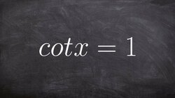 How to Find the Angle Given a Trigonometric Equation Instructional Video