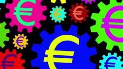 Loving euro Stock Footage