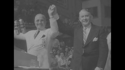 A look at possible Democratic presidential nominees Harry Truman, Adlai Stevenson, Brien McMahon, and Estes Kefauver News Clip