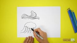 Arts and Crafts: How to Draw Waves Instructional Video