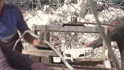 CLEAN : Gazans recycle rubble of destroyed homes to reconstruct enclave News Clip