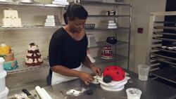 How to Add Eyes to a Ladybug Cake for a Kids' Party Instructional Video