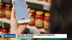 Kroger and Microsoft Create Futuristic Grocery Store to Take On Amazon News Clip