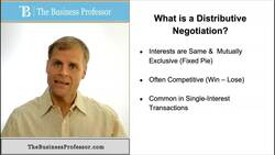 Distributive Negotiation Instructional Video