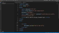 Output with JavaScript Instructional Video