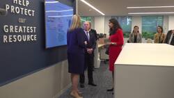 Home Secretary Suella Braverman tours National Center for Missing and Exploited Children in Alexandria, Virginia News Clip