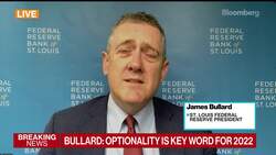 Fed's Bullard on Tapering, Inflation, Markets News Clip