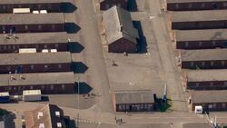 UK: Napier Barracks in Folkestone. News Clip