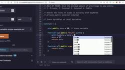 The Complete Solidity Course - Zero to Advanced for Blockchain and Smart Contracts - Solution - Strengthen Your Understanding of Scope and State Instructional Video