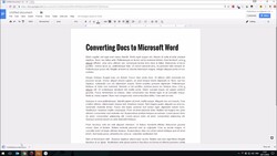 How to Convert Google Docs to Word Instructional Video