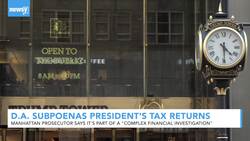 NY Prosecutor Wants President's Tax Returns In Complex Investigation News Clip