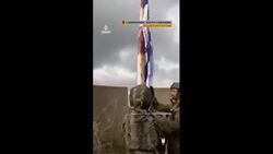 Israeli soldiers raise flag near Lebanon monument Instructional Video