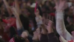 CLEAN : Lula supporters gather in Sao Paulo during vote count News Clip