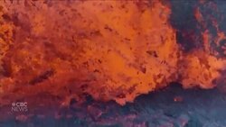 Lava flows bubble as Icelandic volcano erupts after earthquake News Clip