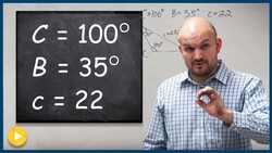 Find the area of an obtuse right triangle Instructional Video