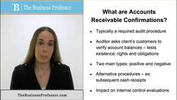 Understanding Accounts Receivable Confirmations Instructional Video