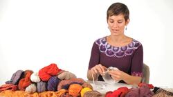 How to Work with a Circular Needle Using Traditional Method Instructional Video