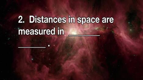 Our Galaxy and Stars: Quiz (Our Galaxy and Stars)