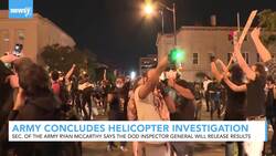 Army Concludes Investigation Into Helicopter Used During D.C. Protest News Clip