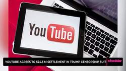 YouTube Agrees to $24.5 M Settlement in Trump Censorship Suit News Clip
