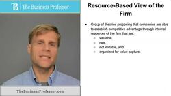 Resource-Based View of the Firm Instructional Video