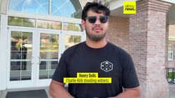 Charlie Kirk shooting witness says lack of security at the event troubled him News Clip