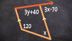 Finding the value of x using a trapezoid alternate interior angles and corresponding Instructional Video