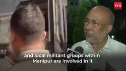 Manipur violence: 'It's a war against Indian Union,' says CM Biren Singh News Clip