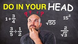 You Better Know How To Do These Problems In Your Head Instructional Video