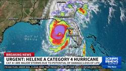 Hurricane Helene officially becomes a Cat 4 storm News Clip