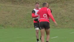 Tom Curry training for England News Clip