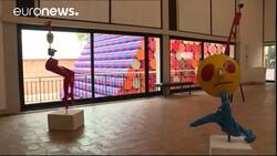 Christo’s oil-barrel Mastaba dreams materialise in France News Clip