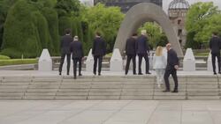 World Leaders lay wreaths ahead of G7 News Clip