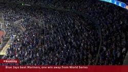 Blue Jays 1 win away from World Series after beating Mariners News Clip