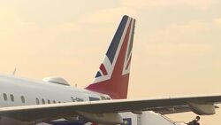 UK Government plane at Kigali airport News Clip