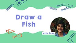 Fish Drawing Guide Instructional Video