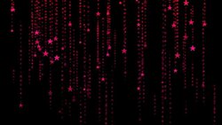 Falling Stars Glittering Particle Streaks, Raining Glowing Glitter Particles, Motion Background. Stock Footage